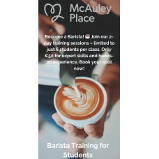 Barista Training for Students